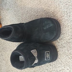 Rhinestone Bow UGGS short style